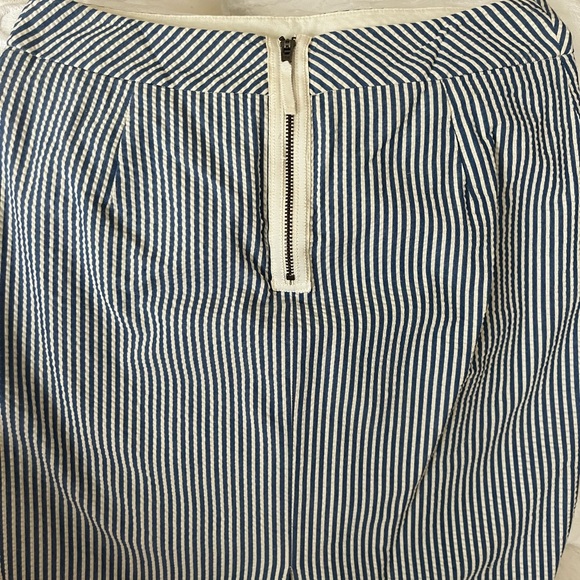 J Crew Seersucker Striped Skirt - Picture 2 of 5